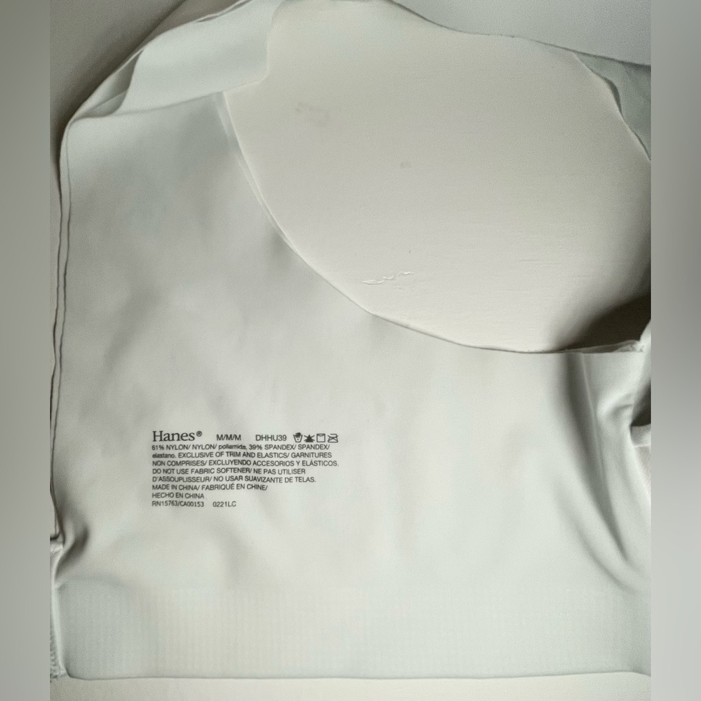 Hanes Bra White - Picture 4 of 6